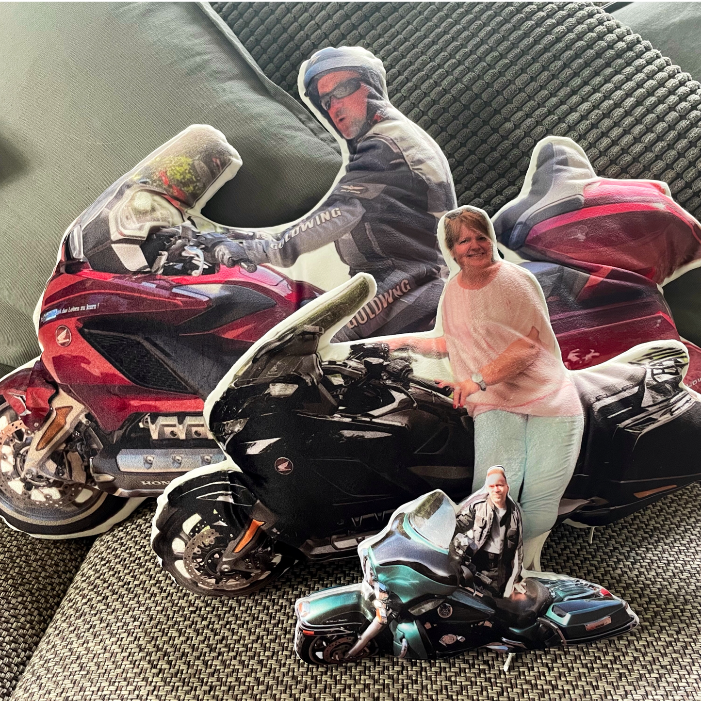 personalisiertes Mopedkissen