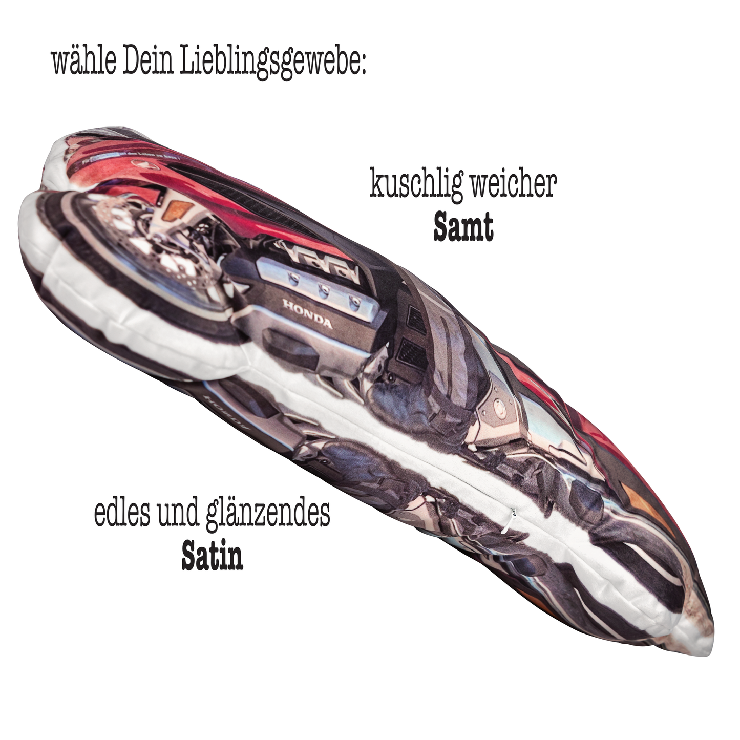 personalisiertes Mopedkissen