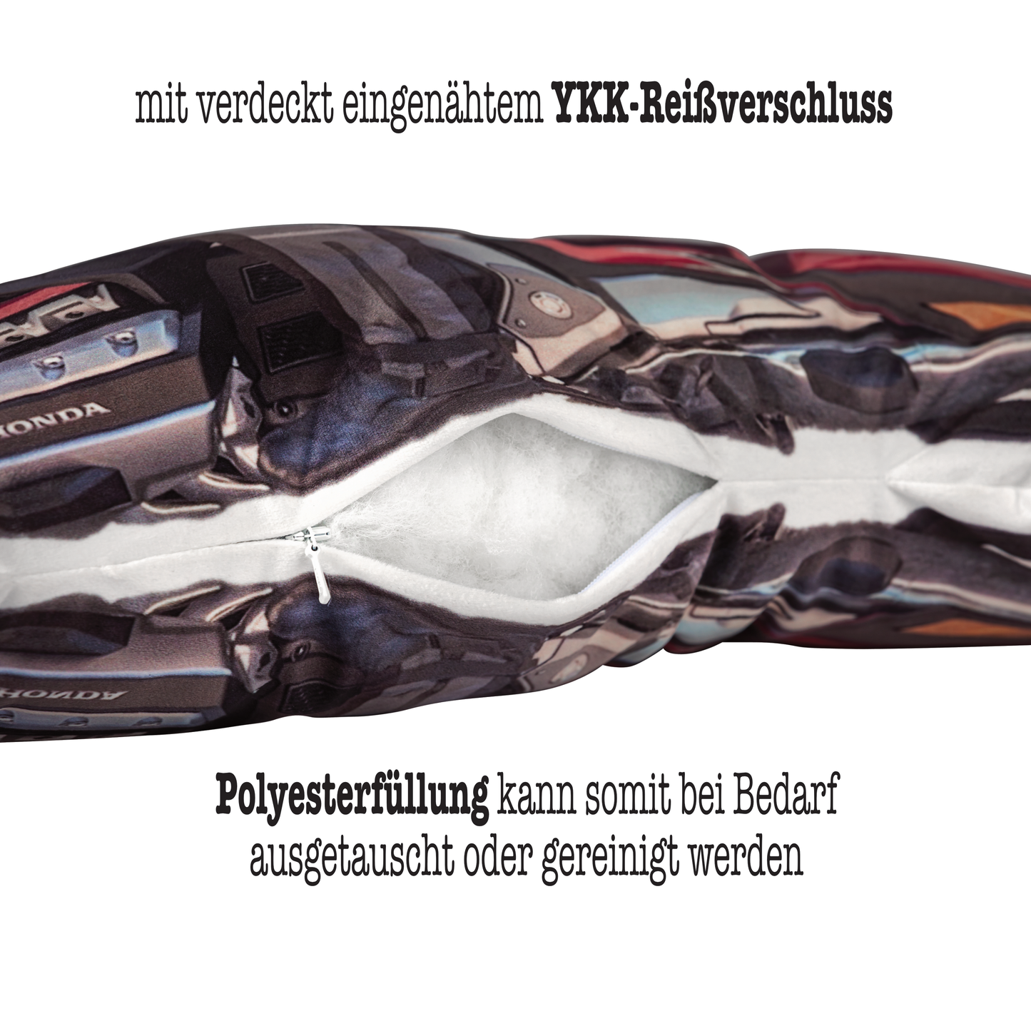 personalisiertes Mopedkissen