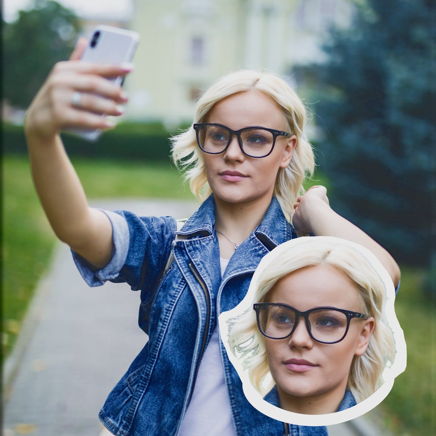 personalisiertes Selfiekissen