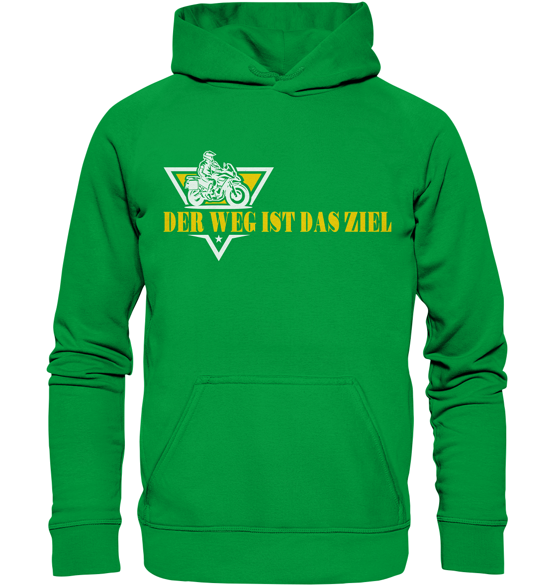 Der Weg ist das Ziel - Spruch für Biker - Basic Unisex Hoodie
