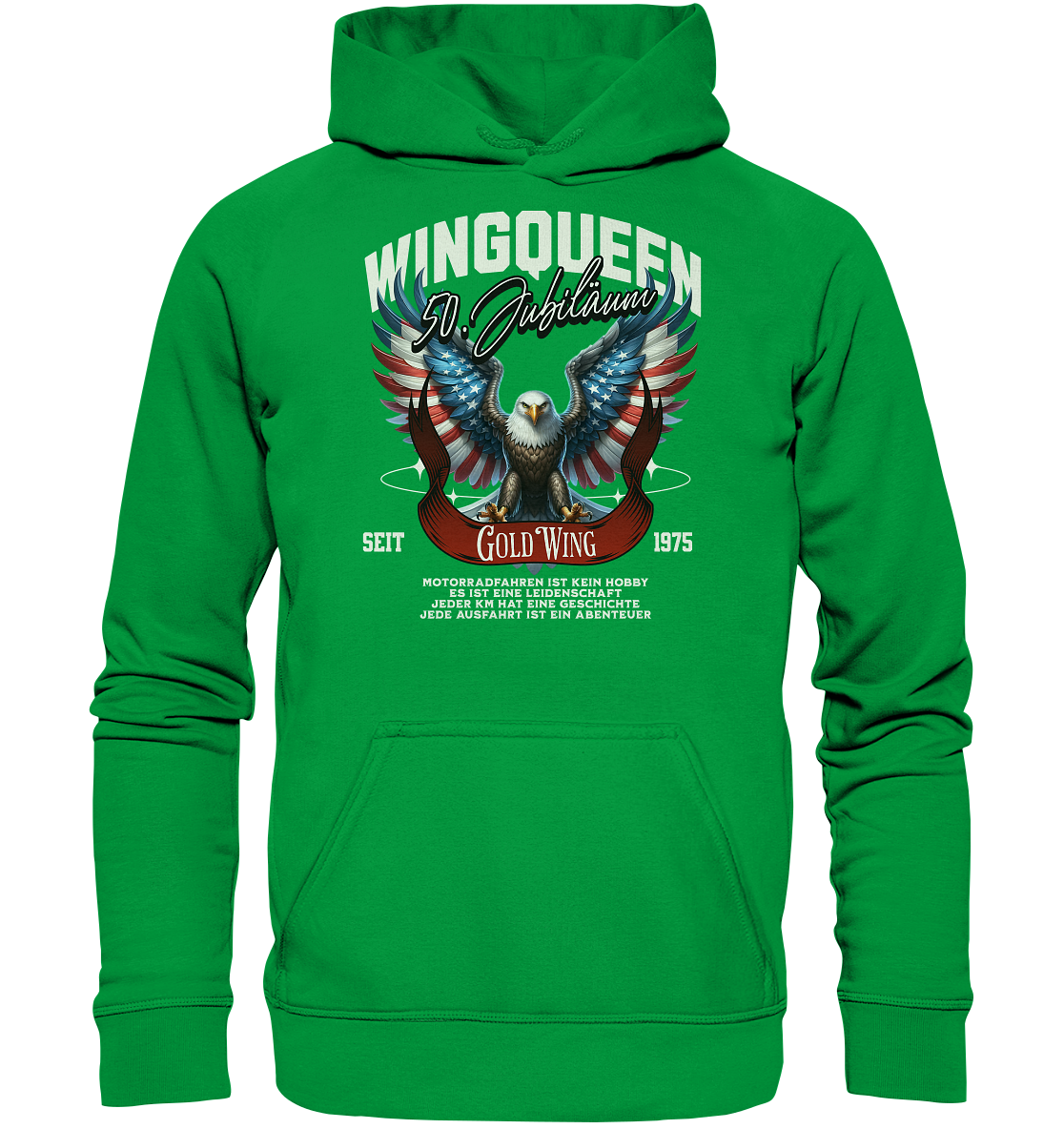 Goldwing Wing Queen 50 Jubiläum 1975 DE - Basic Unisex Hoodie