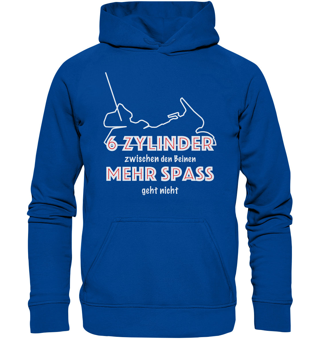 Goldwinger Spruch - 6 Zylinder - Basic Unisex Hoodie