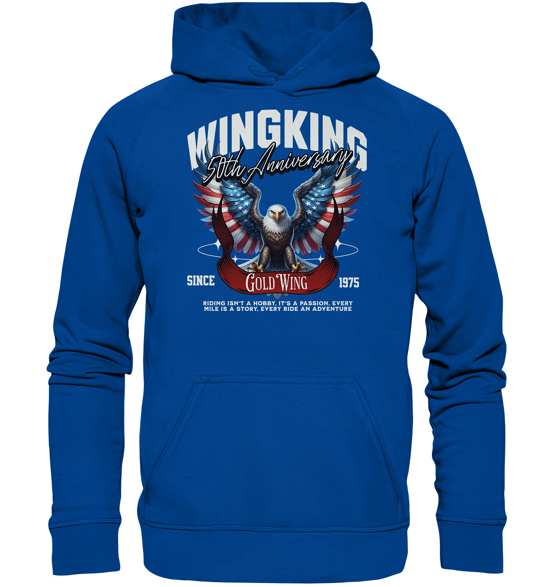 Goldwing Wing King 50 Jubiläum 1975 - Basic Unisex Hoodie