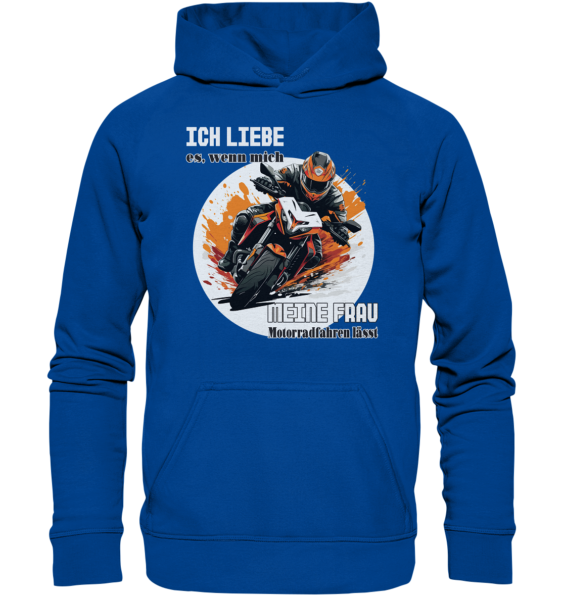 Ich liebe meine Frau - lustiger Biker Spruch - Basic Unisex Hoodie