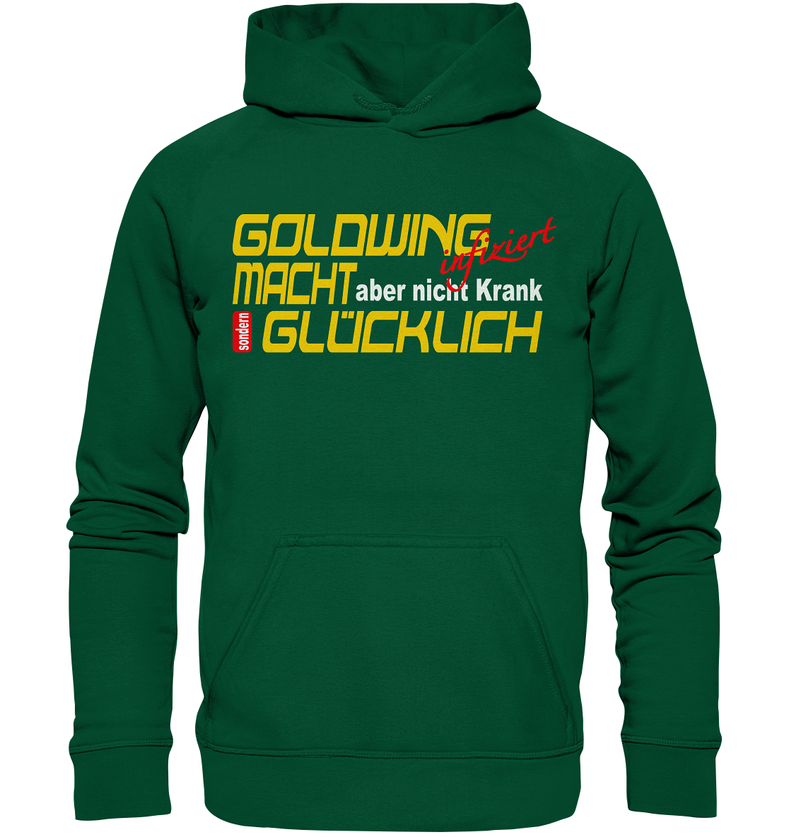 Goldwing macht Glücklich - Basic Unisex Hoodie