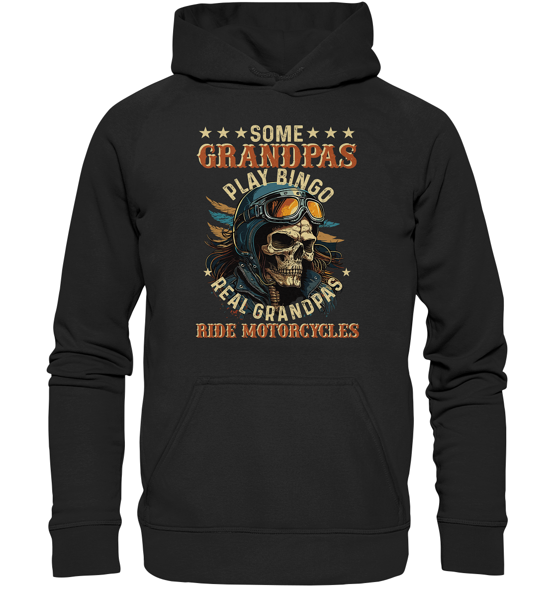 Echte Opas fahren Motorrad - Basic Unisex Hoodie