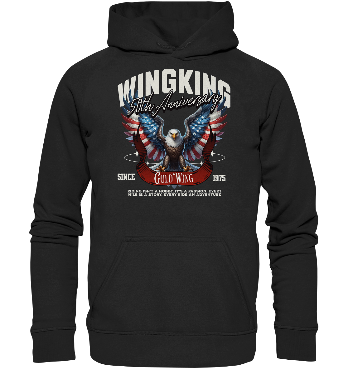 Goldwing Wing King 50 Jubiläum 1975 - Basic Unisex Hoodie