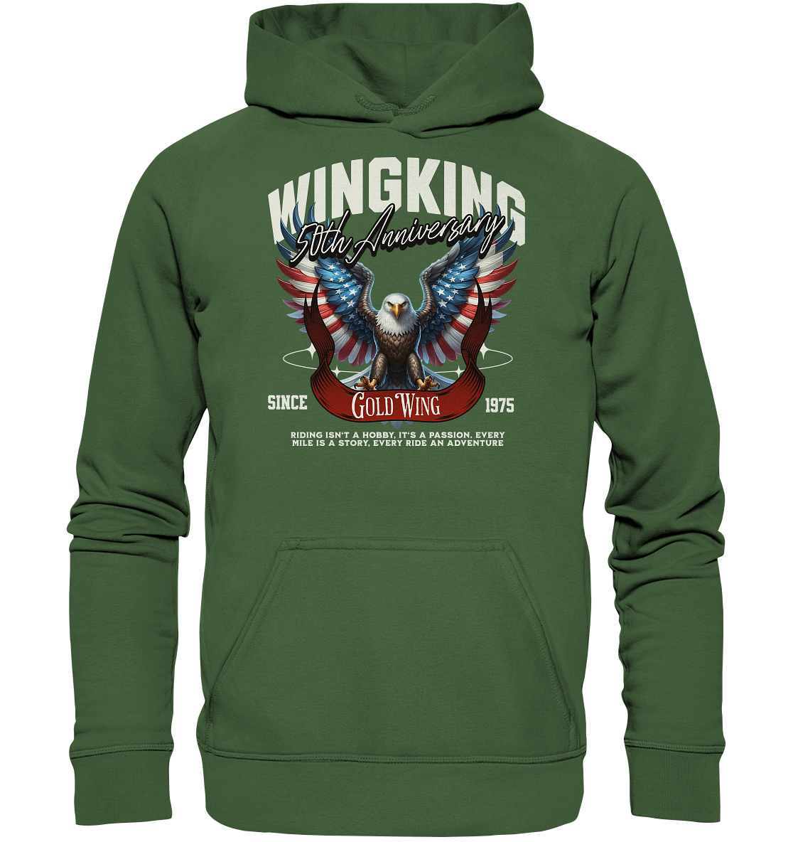 Goldwing Wing King 50 Jubiläum 1975 - Basic Unisex Hoodie