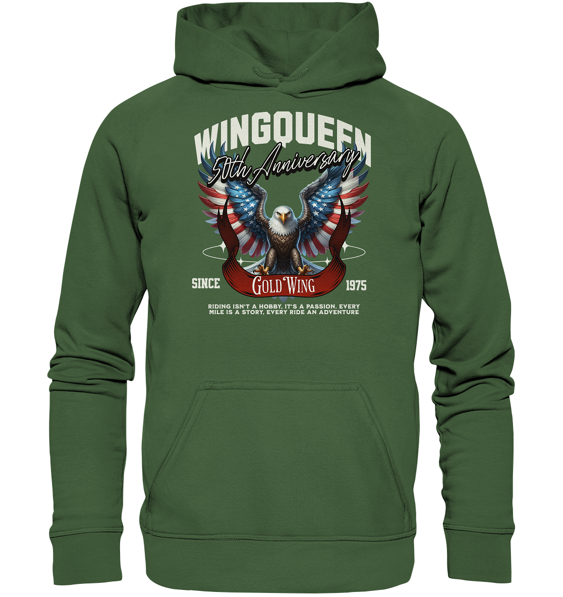 Goldwing Wing Queen 50 Jubiläum 1975 - Basic Unisex Hoodie