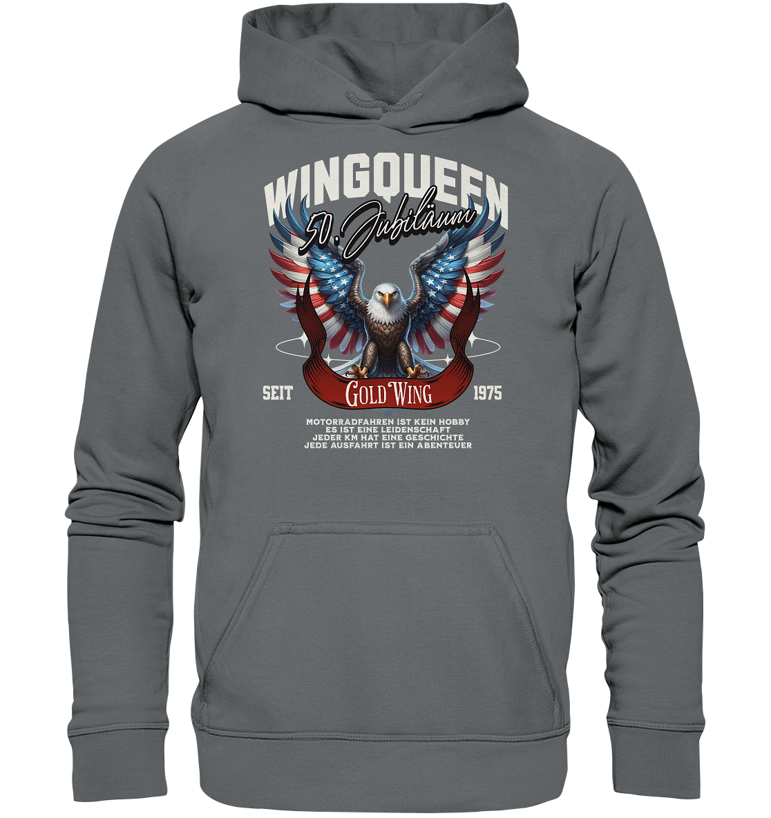 Goldwing Wing Queen 50 Jubiläum 1975 DE - Basic Unisex Hoodie