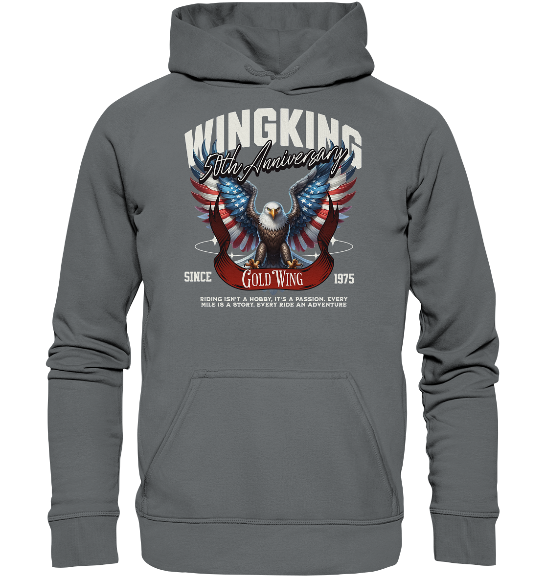Goldwing Wing King 50 Jubiläum 1975 - Basic Unisex Hoodie