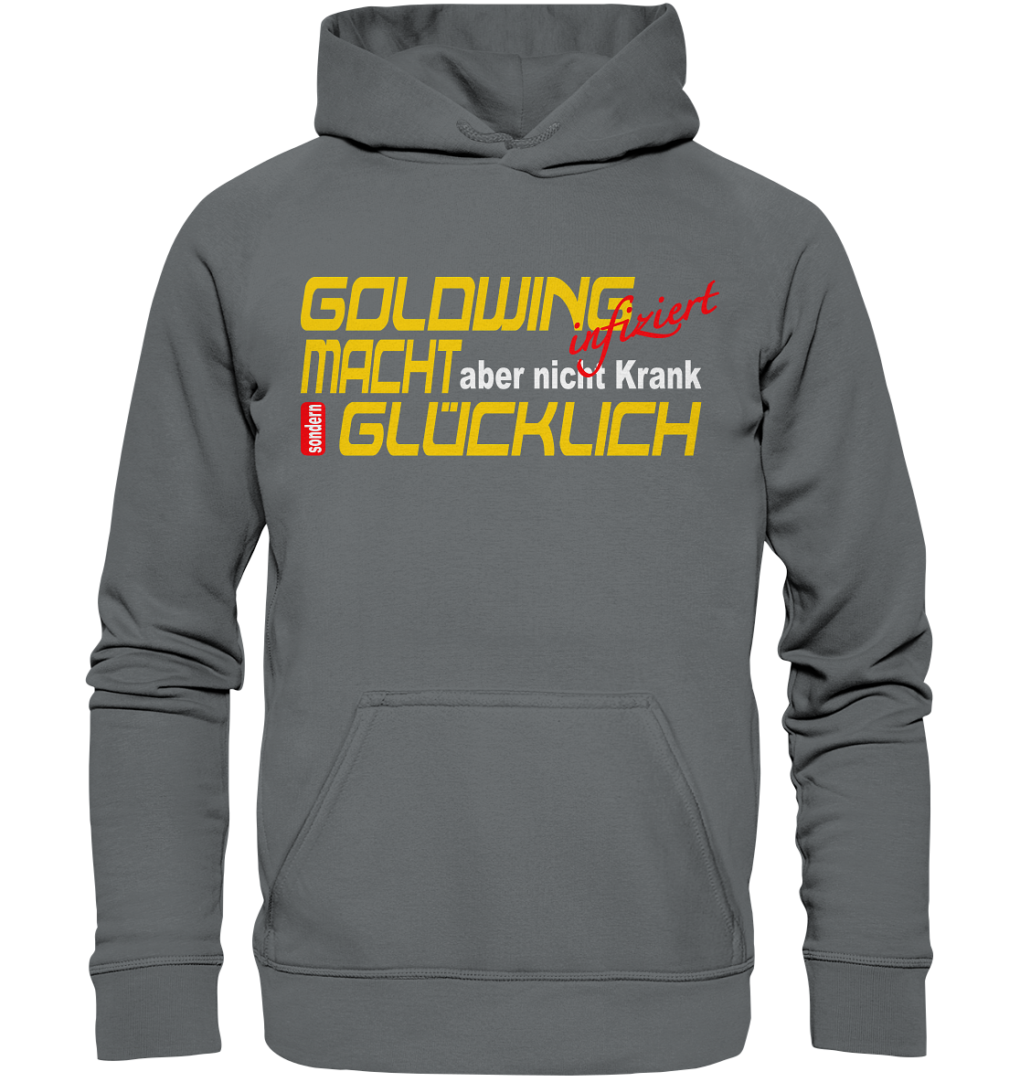 Goldwing macht Glücklich - Basic Unisex Hoodie