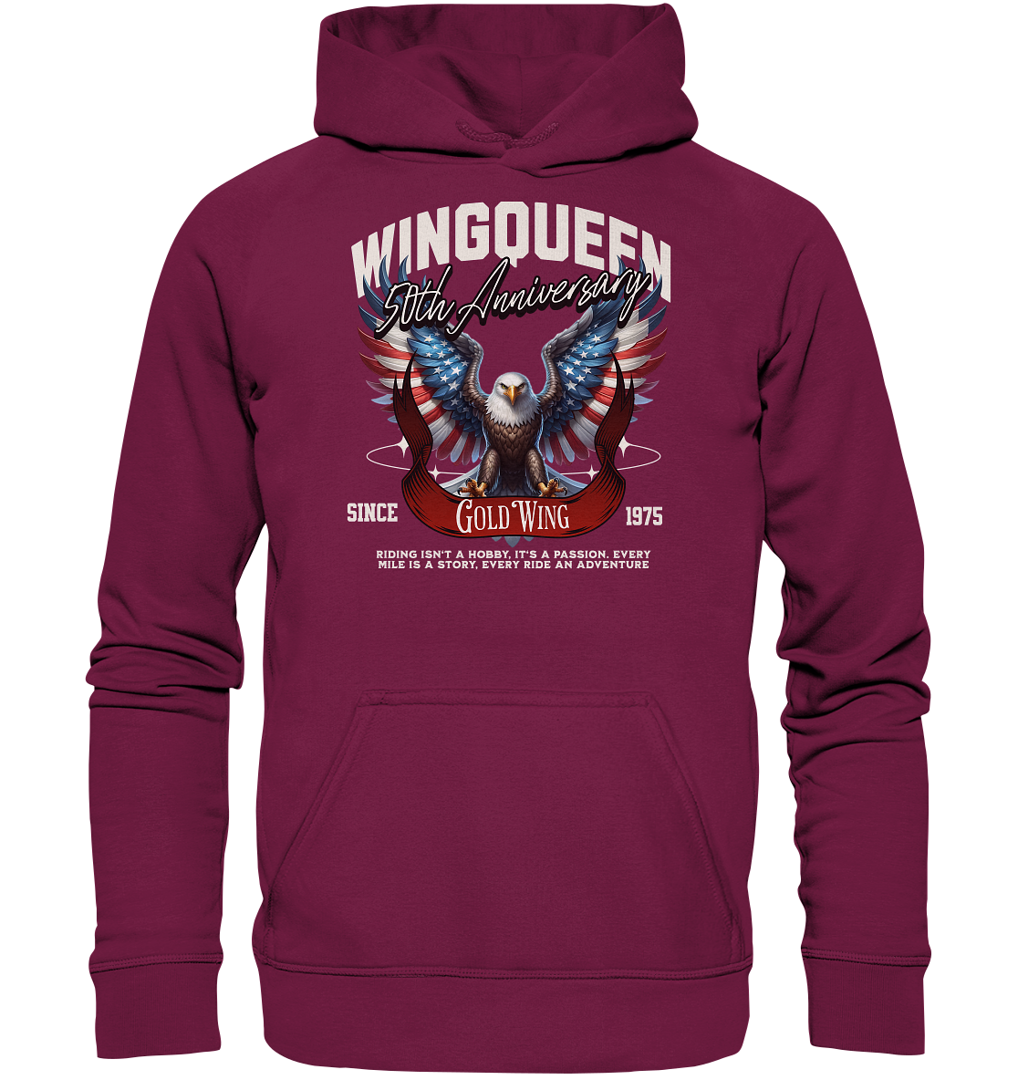 Goldwing Wing Queen 50 Jubiläum 1975 - Basic Unisex Hoodie