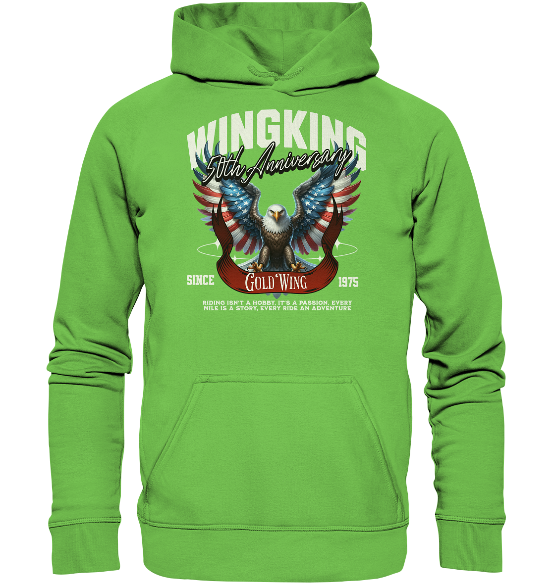Goldwing Wing King 50 Jubiläum 1975 - Basic Unisex Hoodie