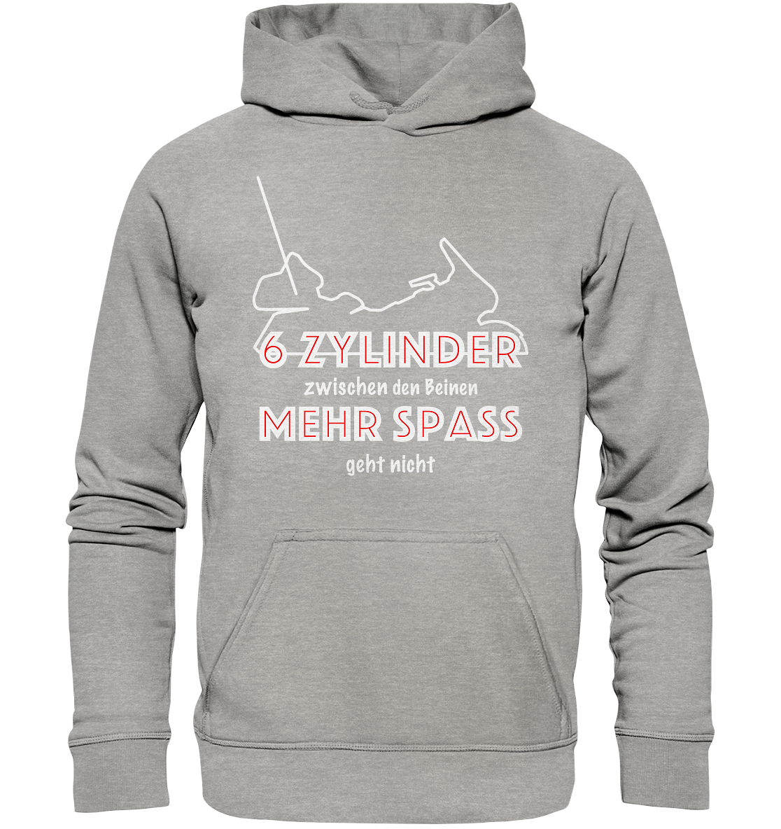 Goldwinger Spruch - 6 Zylinder - Basic Unisex Hoodie