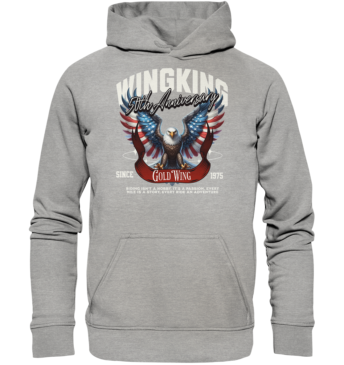 Goldwing Wing King 50 Jubiläum 1975 - Basic Unisex Hoodie