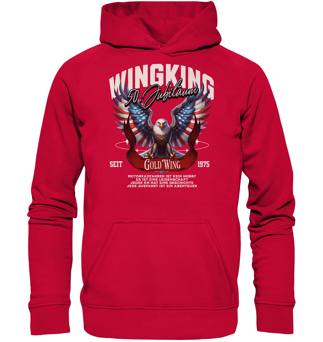 Goldwing Wing King 50 Jubiläum 1975 - Basic Unisex Hoodie