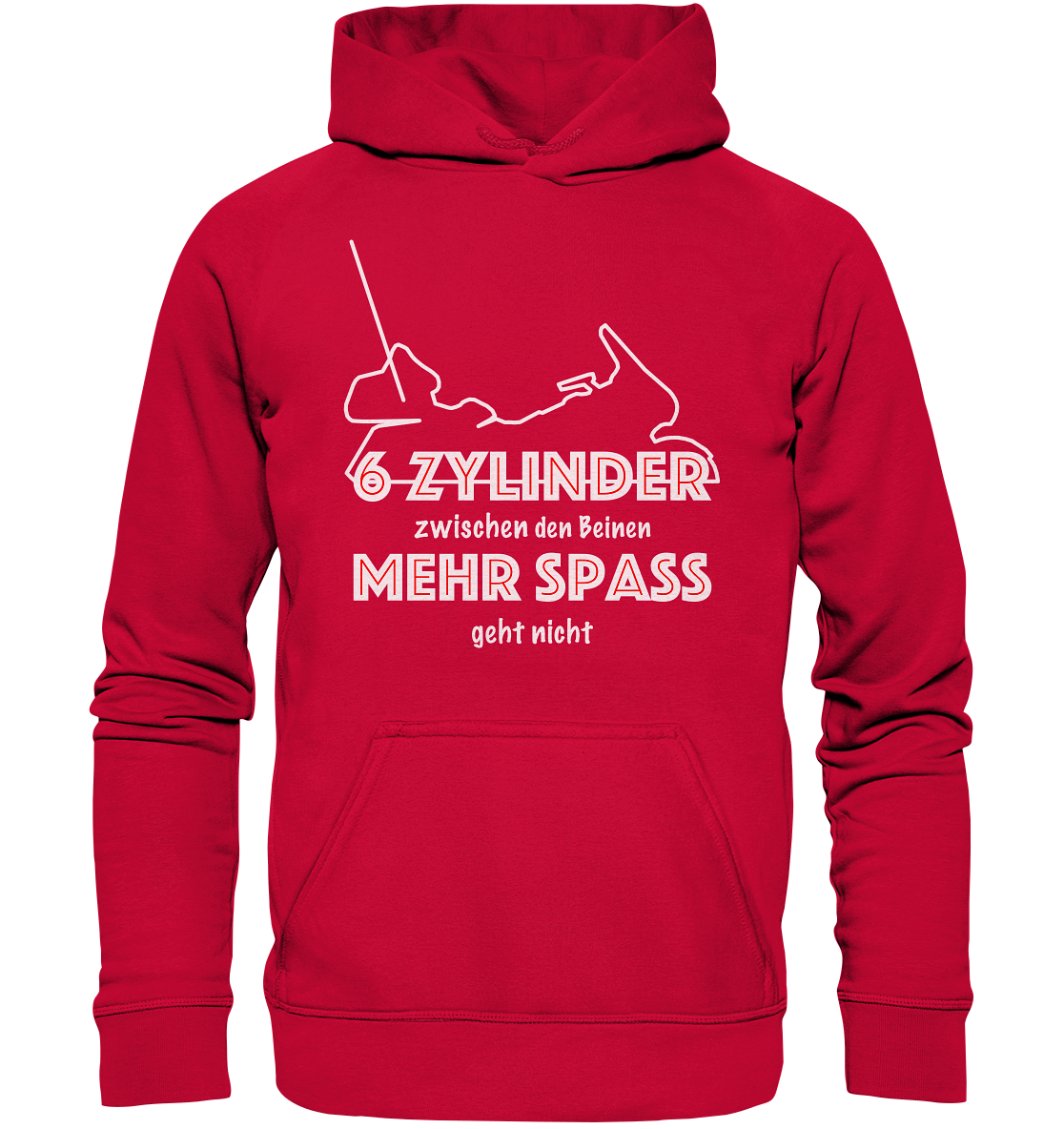 Goldwinger Spruch - 6 Zylinder - Basic Unisex Hoodie