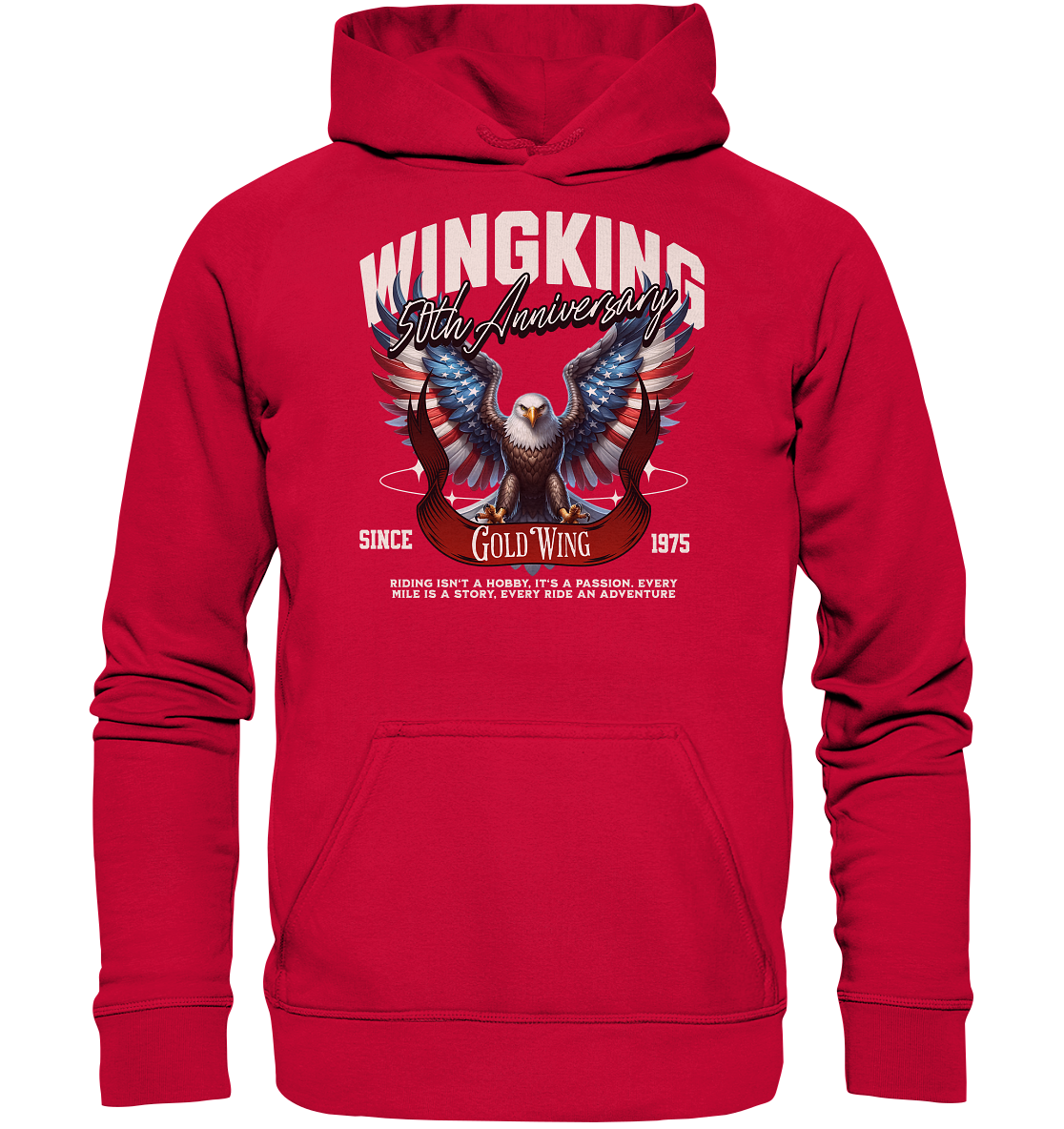 Goldwing Wing King 50 Jubiläum 1975 - Basic Unisex Hoodie