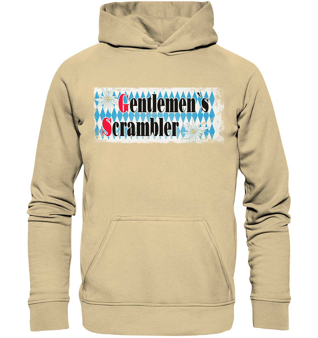 Gentlemen`s Scrambler - GS Adventure Bike - Basic Unisex Hoodie