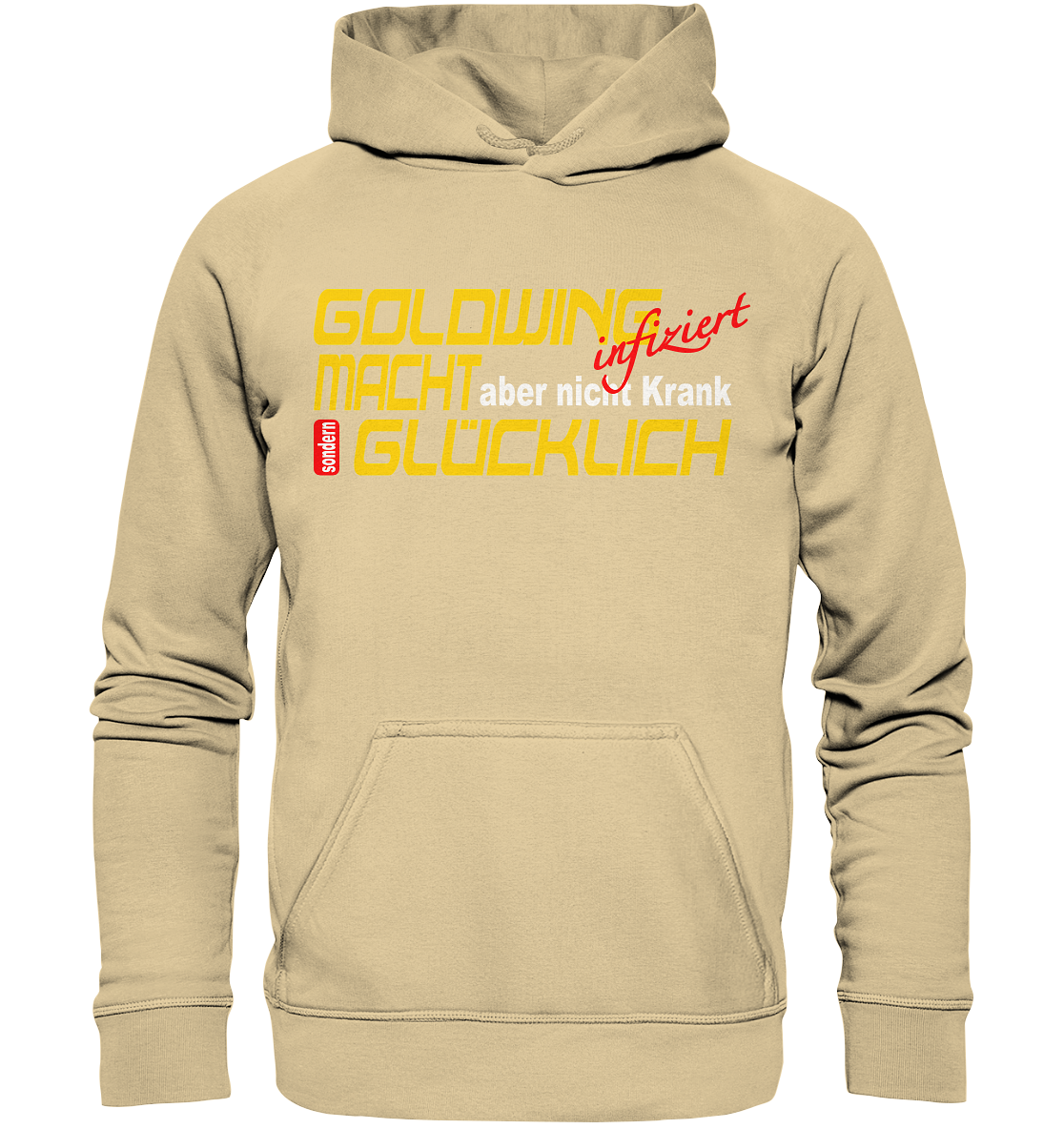 Goldwing macht Glücklich - Basic Unisex Hoodie