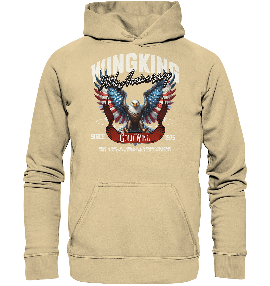 Goldwing Wing King 50 Jubiläum 1975 - Basic Unisex Hoodie
