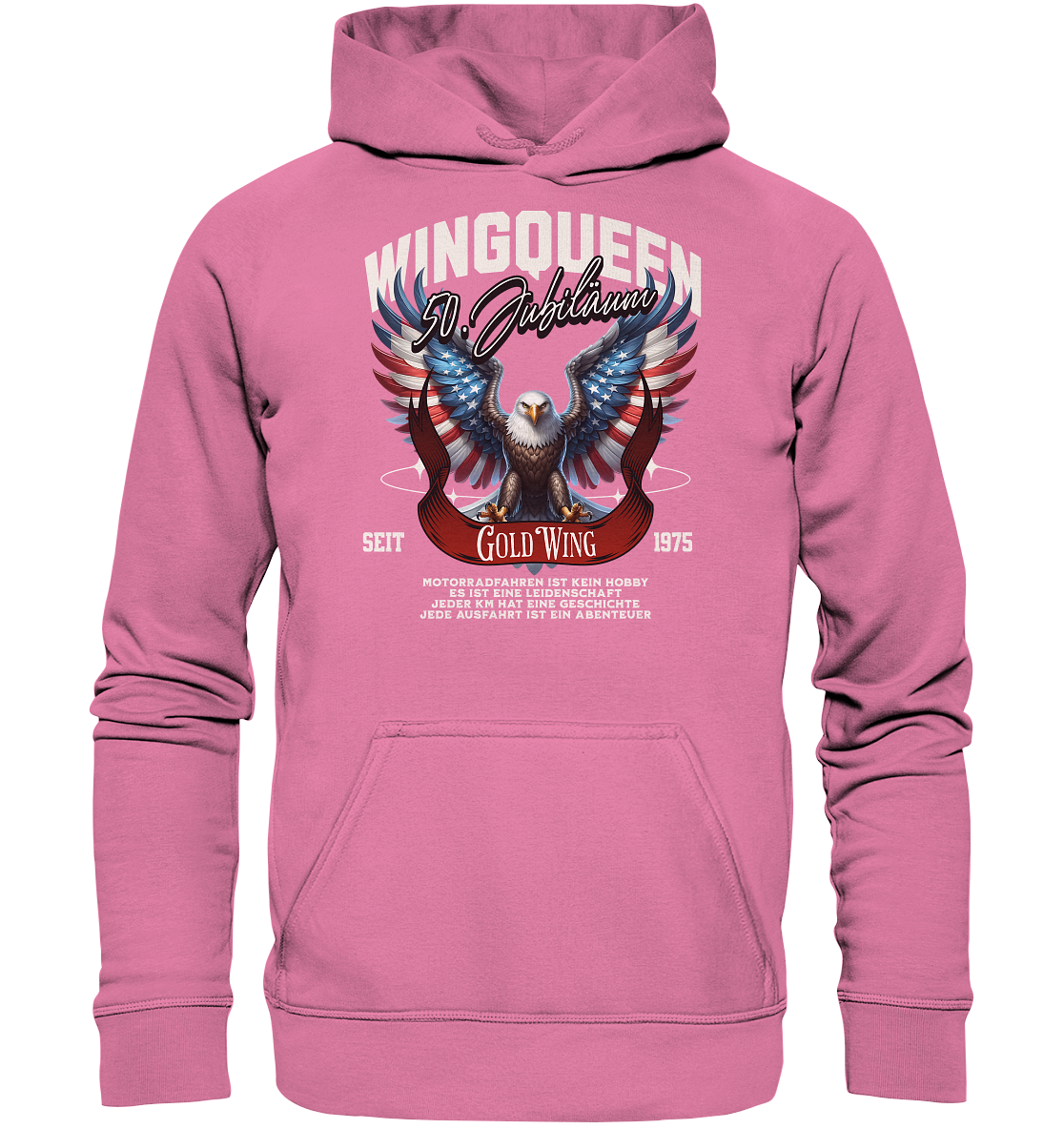 Goldwing Wing Queen 50 Jubiläum 1975 DE - Basic Unisex Hoodie