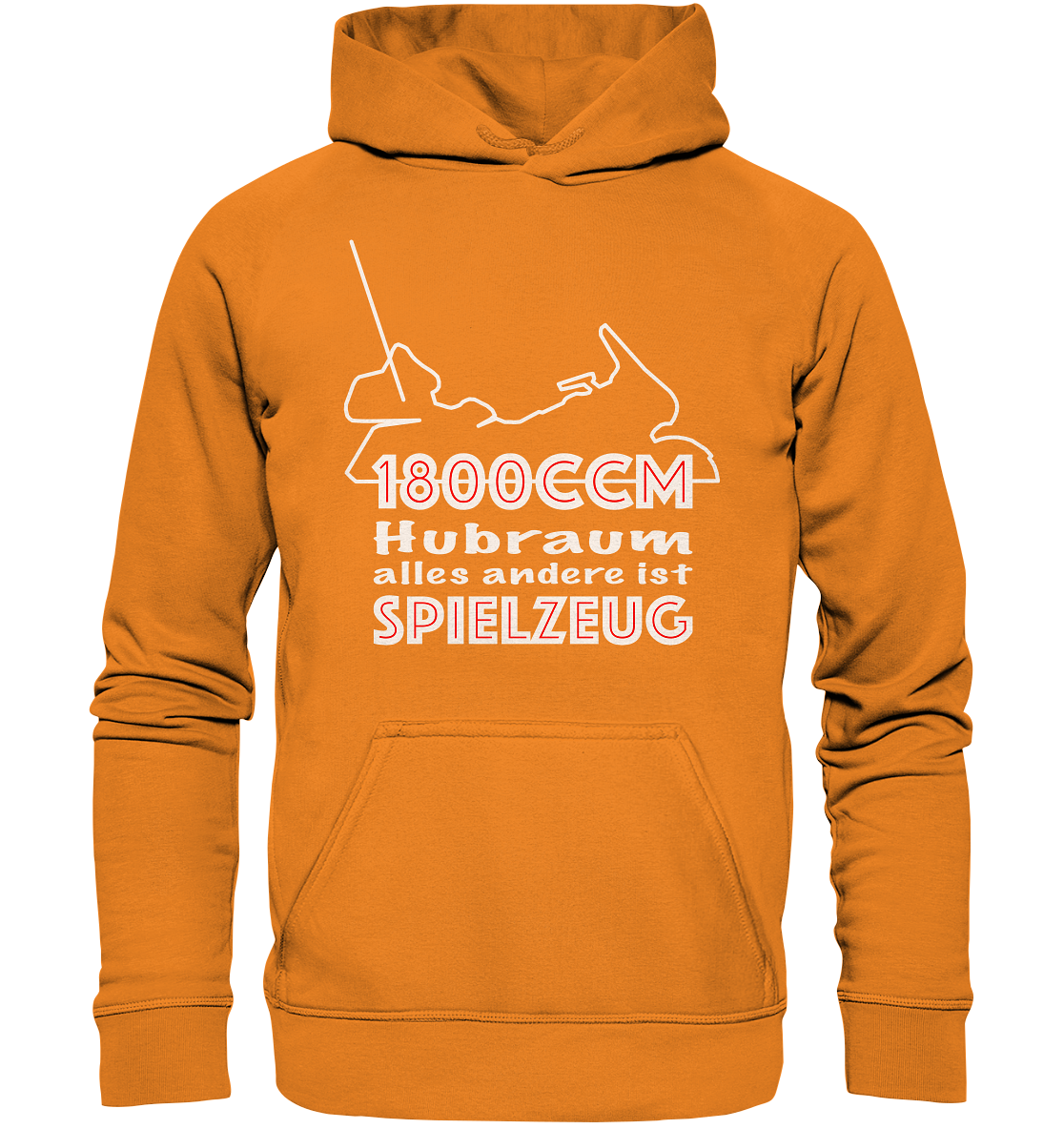Goldwinger Spruch - 1800ccm Spielzeug - Basic Unisex Hoodie