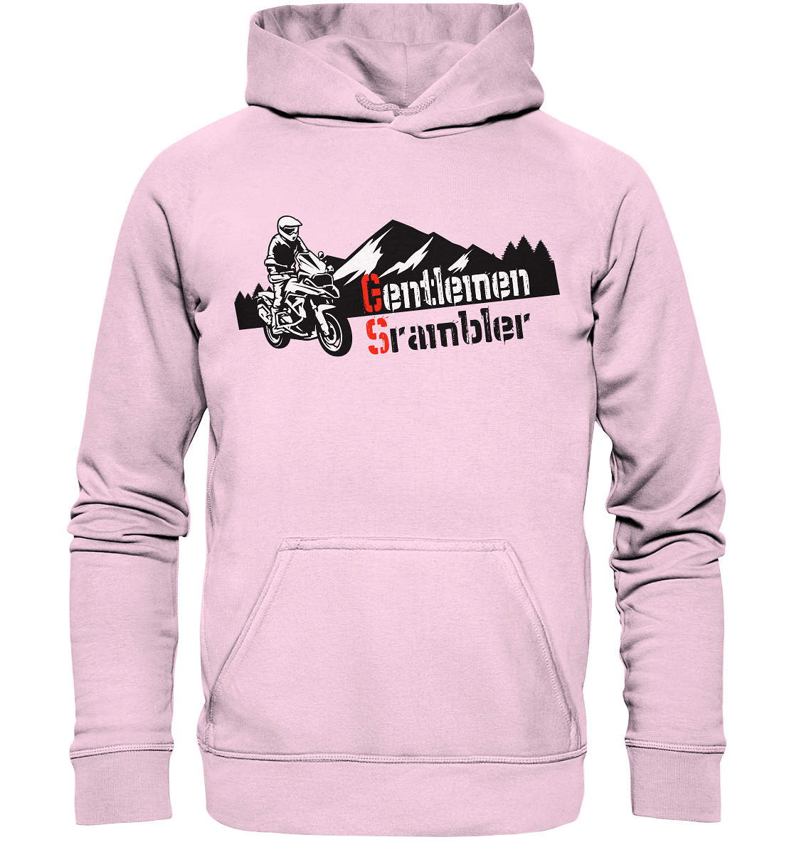 Gentlemen Scrambler - Abenteuer Biker - Basic Unisex Hoodie