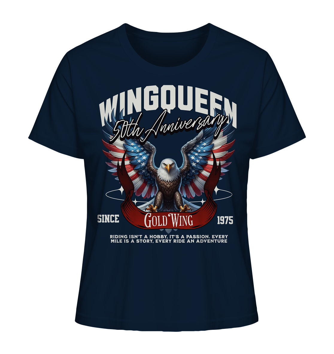 Goldwing Wing Queen 50 Jubiläum 1975 - Ladies Organic Shirt