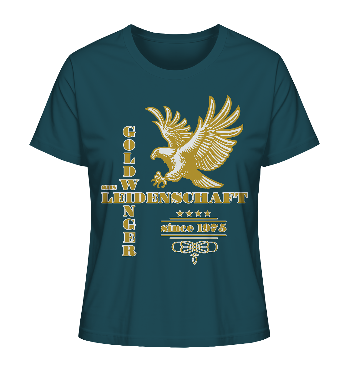 Goldwinger aus Leidenschaft seit 1975 - Ladies Organic Shirt