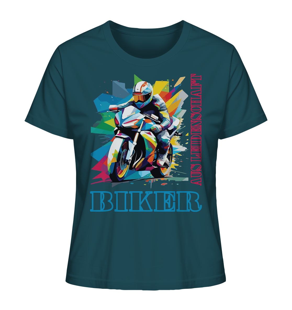 Biker aus Leidenschaft - Abstrakt - Ladies Organic Shirt