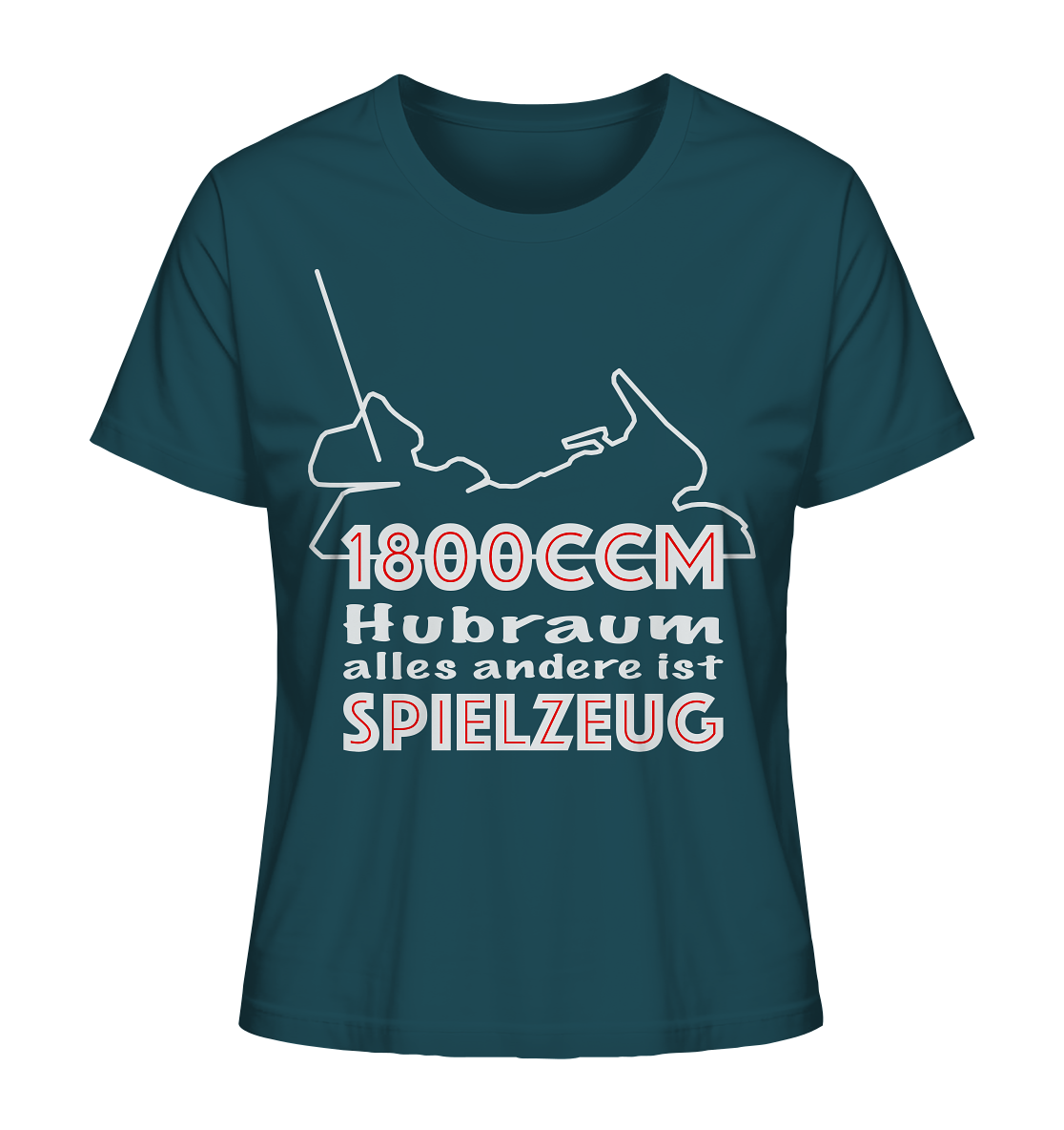 Goldwinger Spruch - 1800ccm Spielzeug - Ladies Organic Shirt