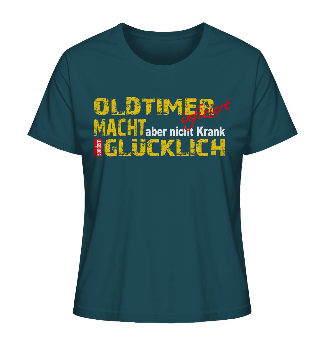 Oldtimer macht Glücklich - Ladies Organic Shirt
