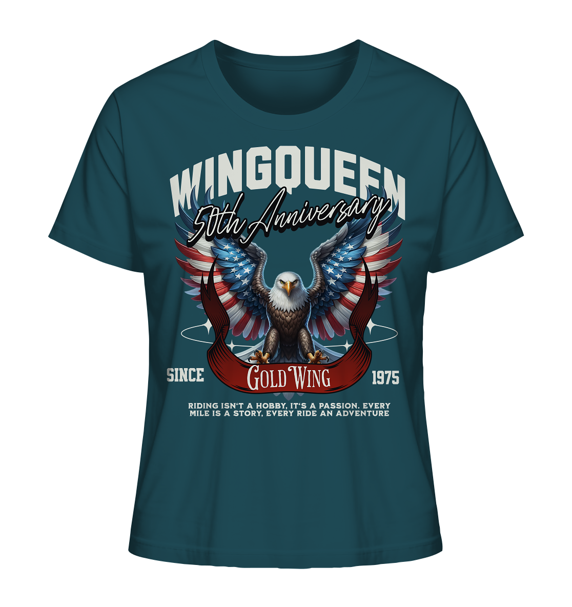 Goldwing Wing Queen 50 Jubiläum 1975 - Ladies Organic Shirt