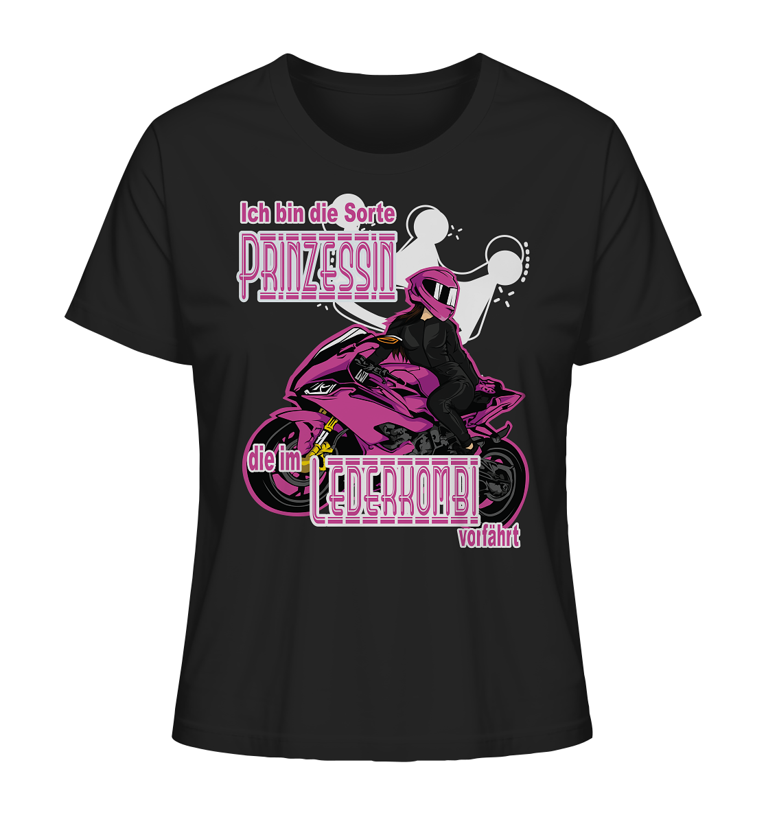 Frauenpower - Prinzessin mit Helm - Ladies Organic Shirt