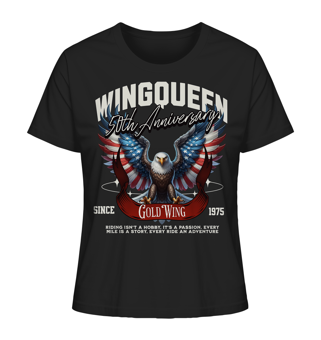 Goldwing Wing Queen 50 Jubiläum 1975 - Ladies Organic Shirt