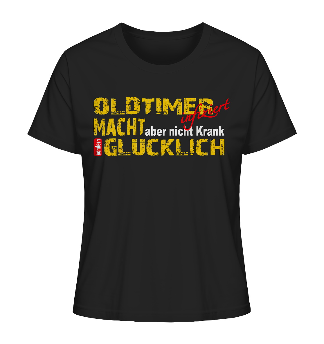 Oldtimer macht Glücklich - Ladies Organic Shirt
