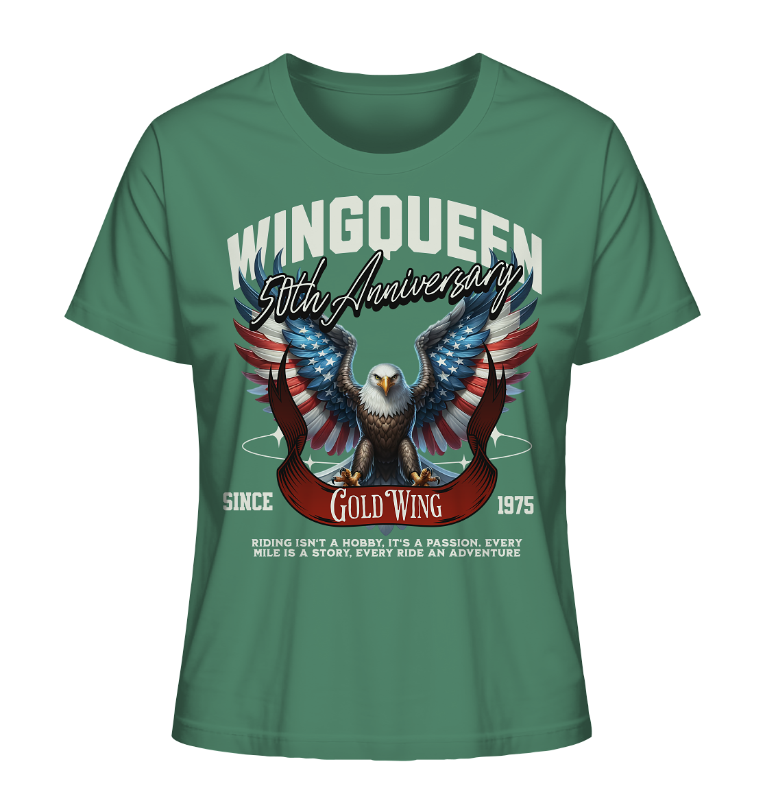 Goldwing Wing Queen 50 Jubiläum 1975 - Ladies Organic Shirt