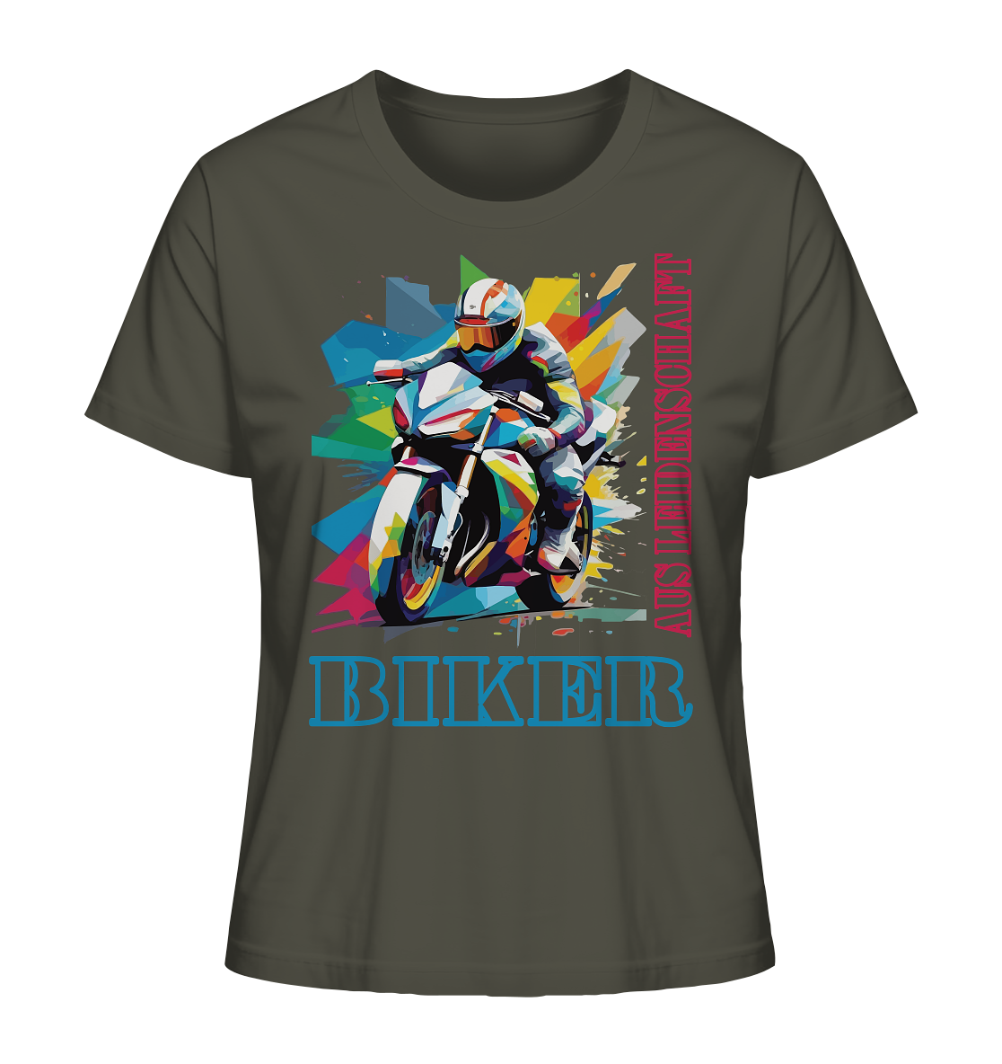 Biker aus Leidenschaft - Abstrakt - Ladies Organic Shirt