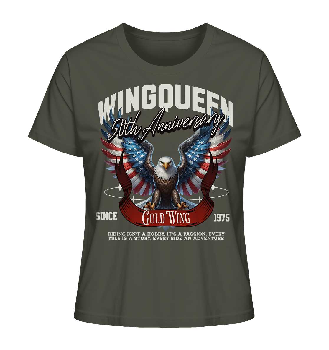 Goldwing Wing Queen 50 Jubiläum 1975 - Ladies Organic Shirt