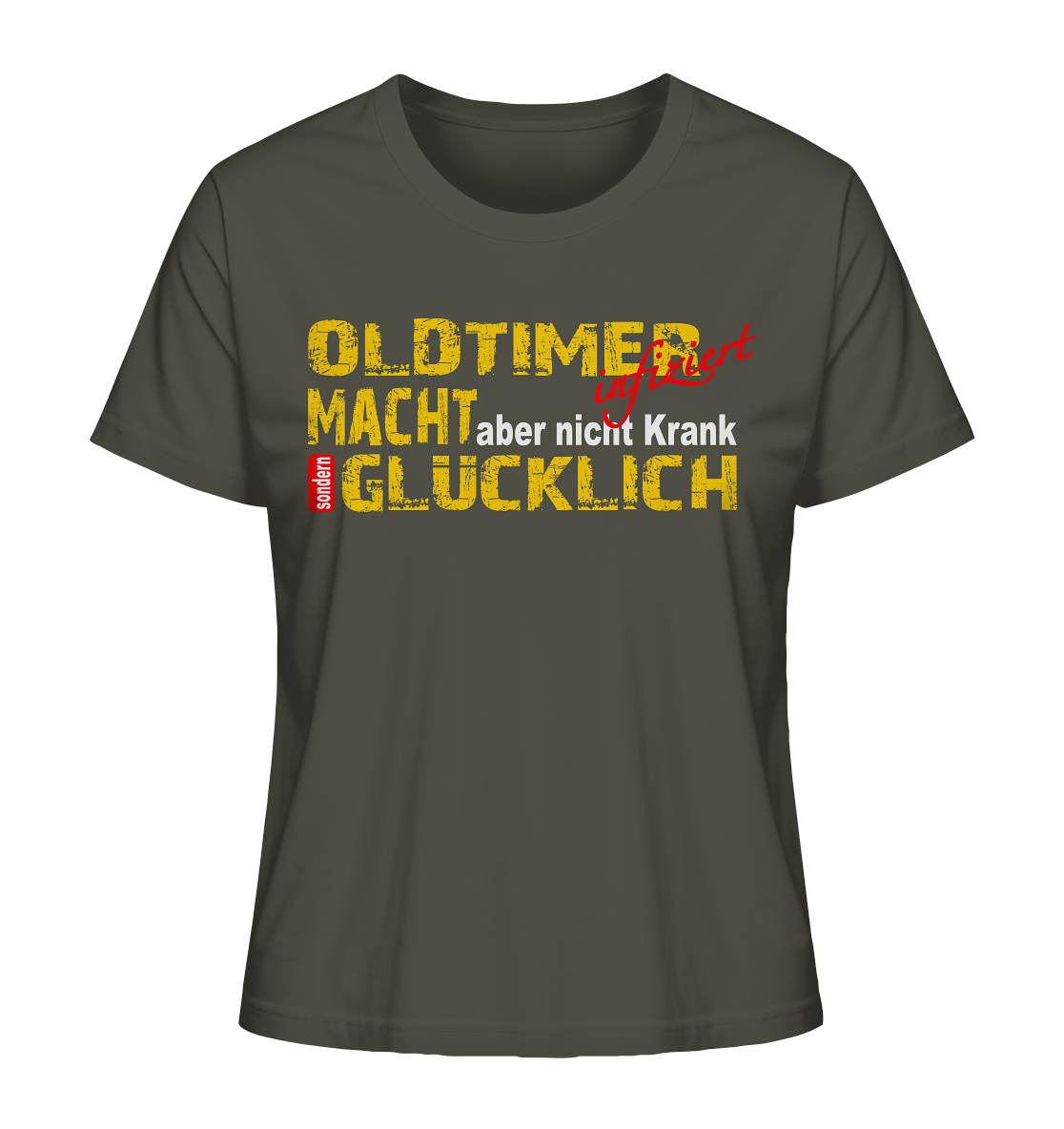 Oldtimer macht Glücklich - Ladies Organic Shirt