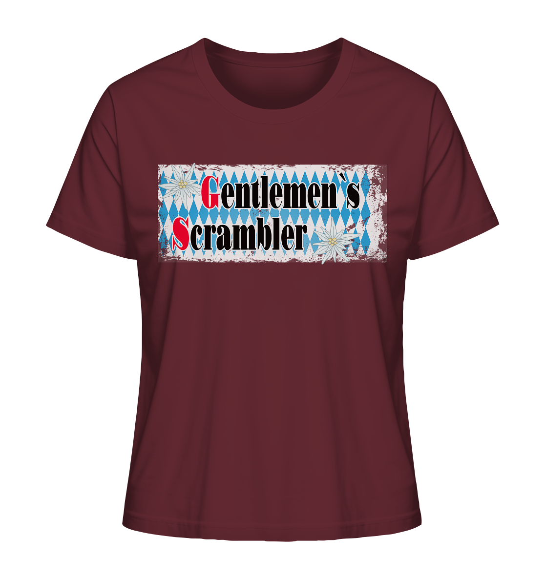 Gentlemen`s Scrambler - GS Adventure Bike - Ladies Organic Shirt