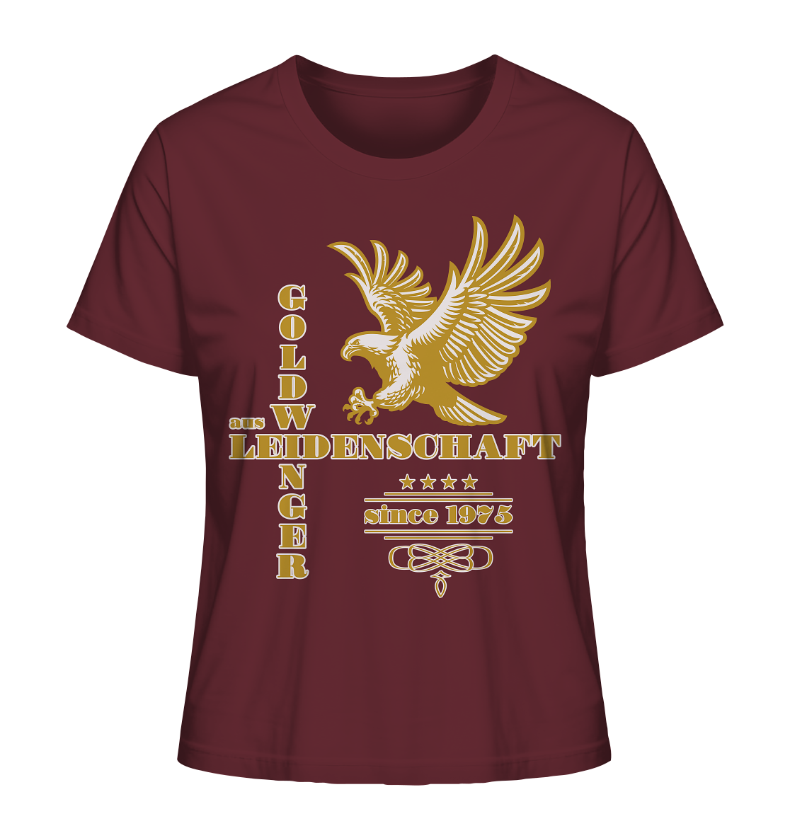 Goldwinger aus Leidenschaft seit 1975 - Ladies Organic Shirt