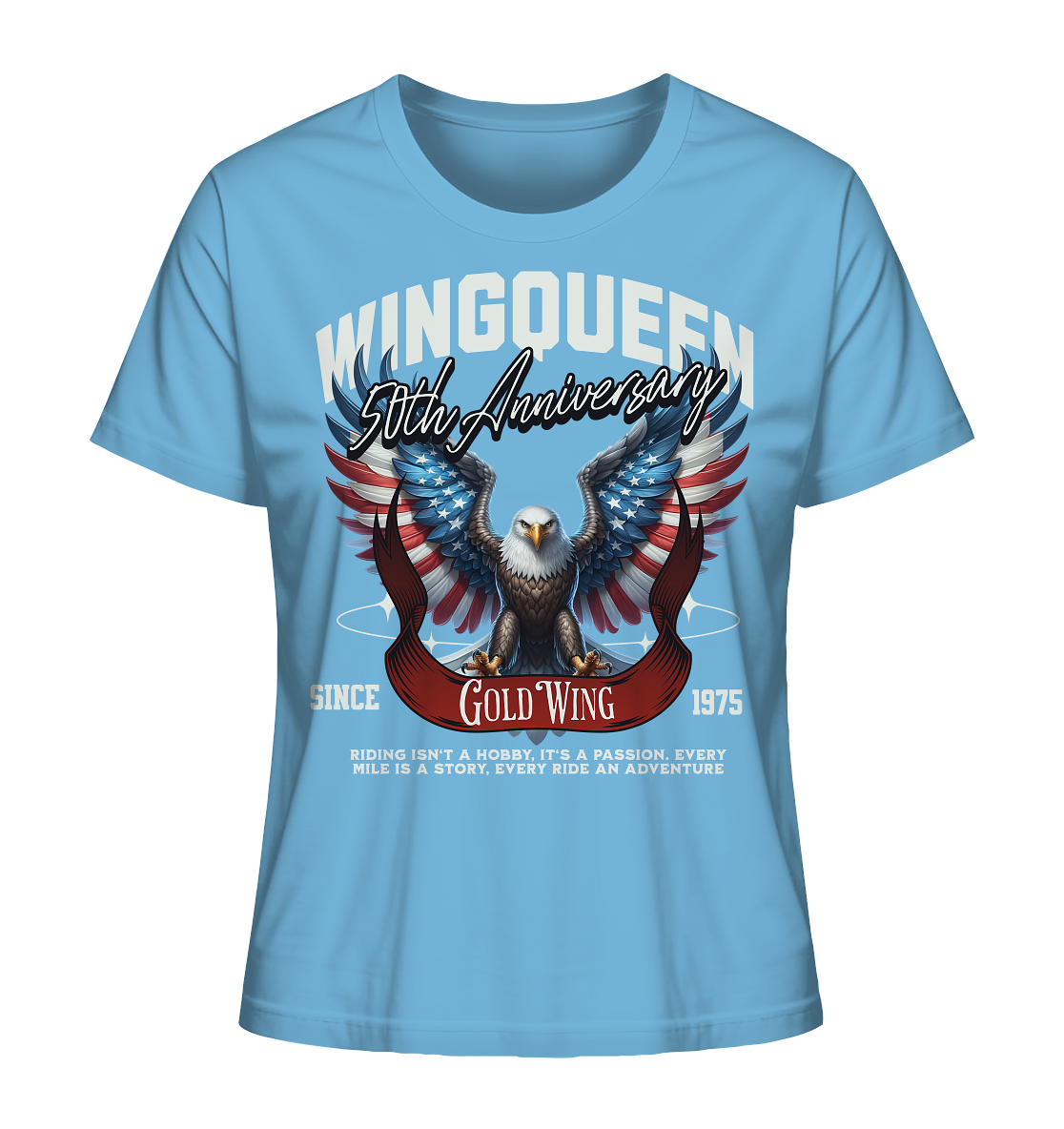 Goldwing Wing Queen 50 Jubiläum 1975 - Ladies Organic Shirt