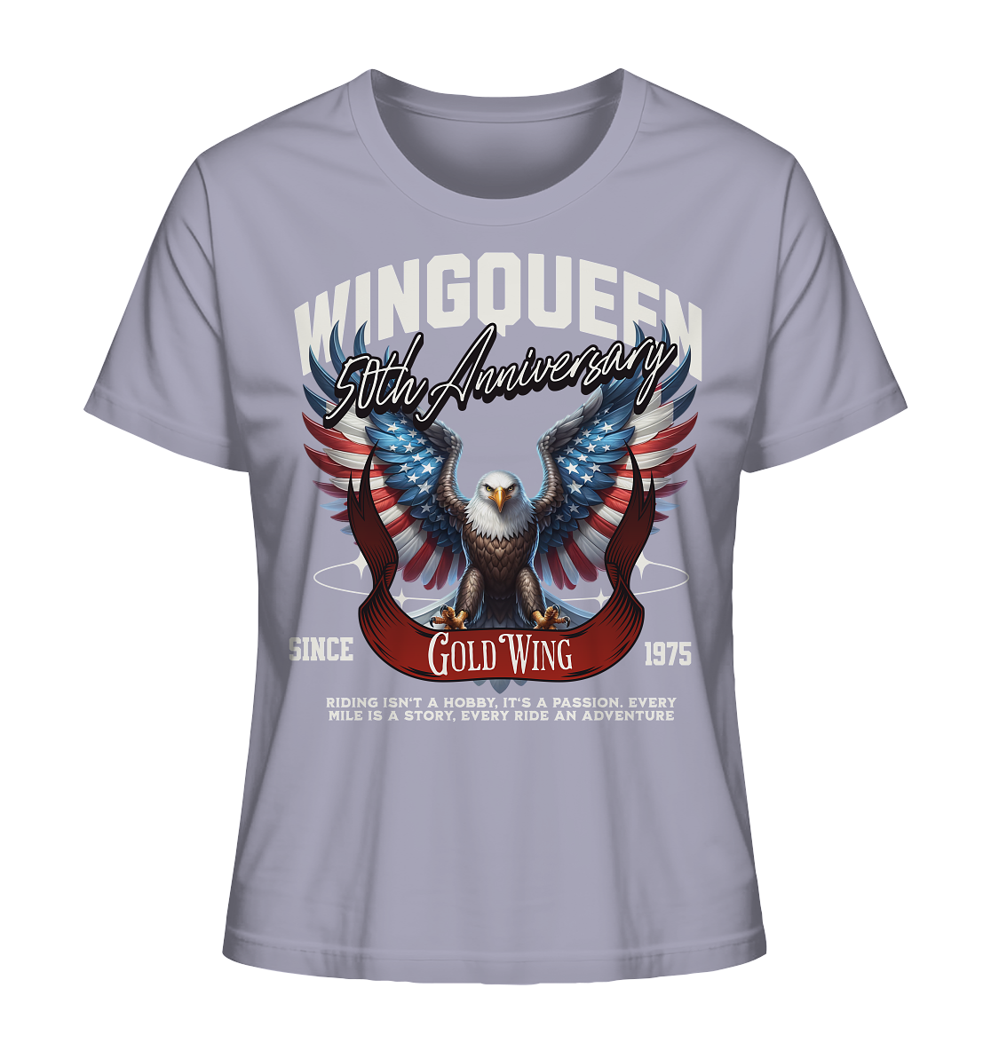 Goldwing Wing Queen 50 Jubiläum 1975 - Ladies Organic Shirt
