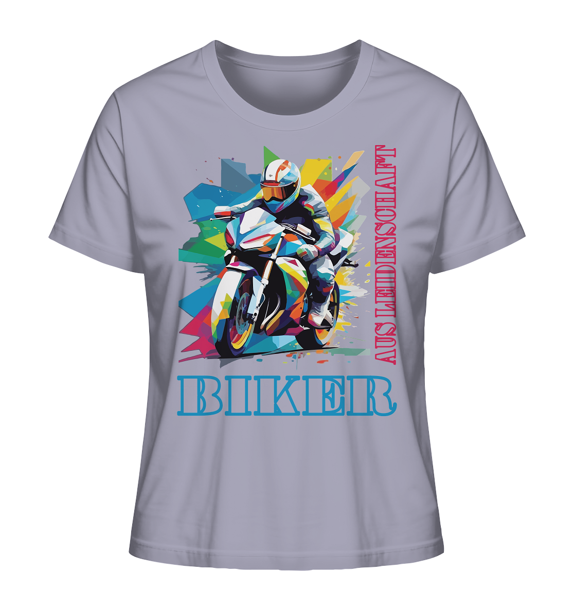 Biker aus Leidenschaft - Abstrakt - Ladies Organic Shirt