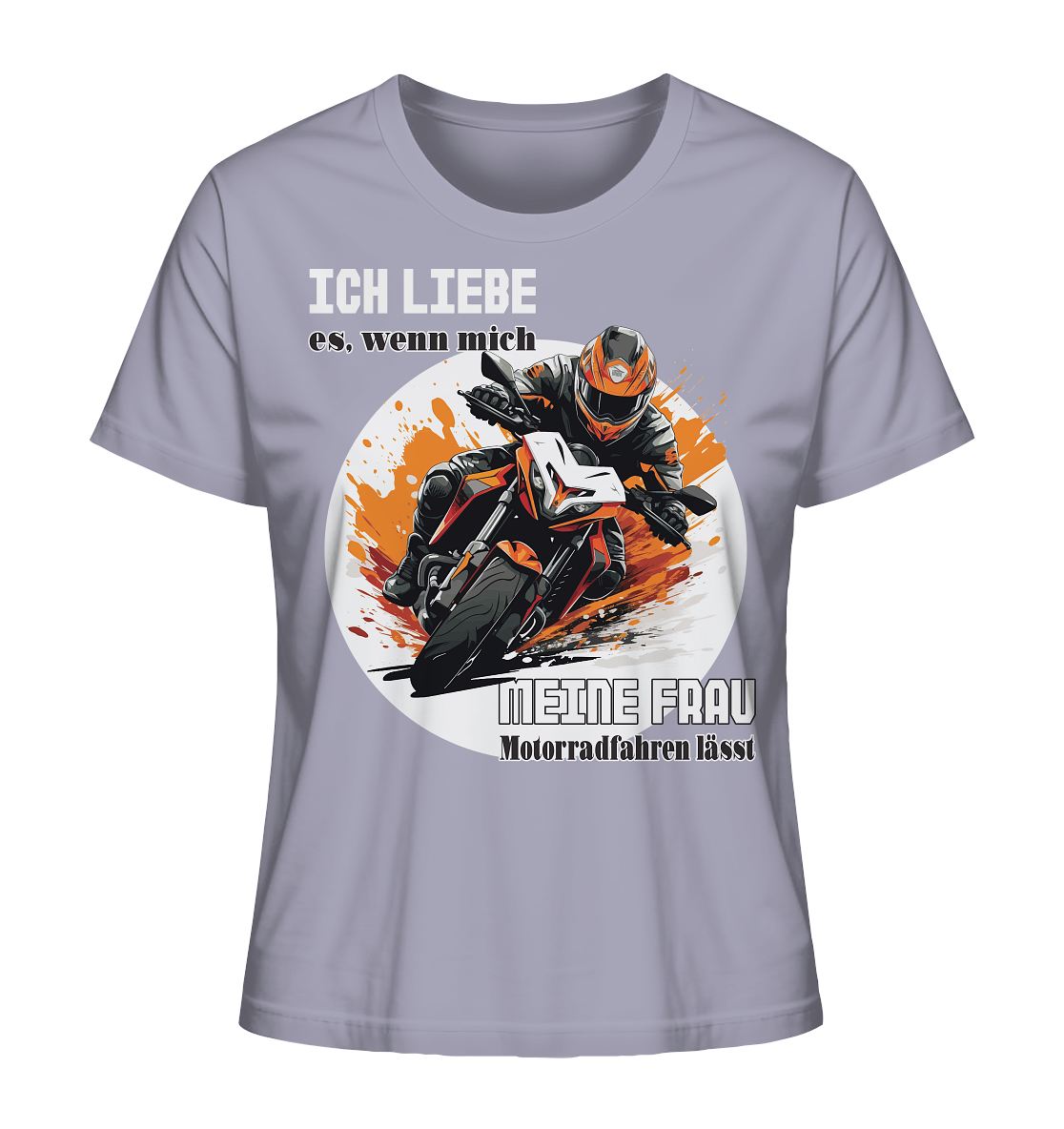 Ich liebe meine Frau - lustiger Biker Spruch - Ladies Organic Shirt