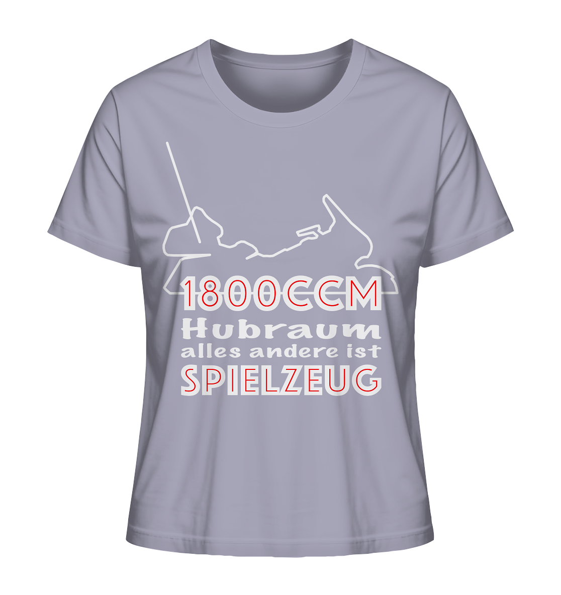 Goldwinger Spruch - 1800ccm Spielzeug - Ladies Organic Shirt